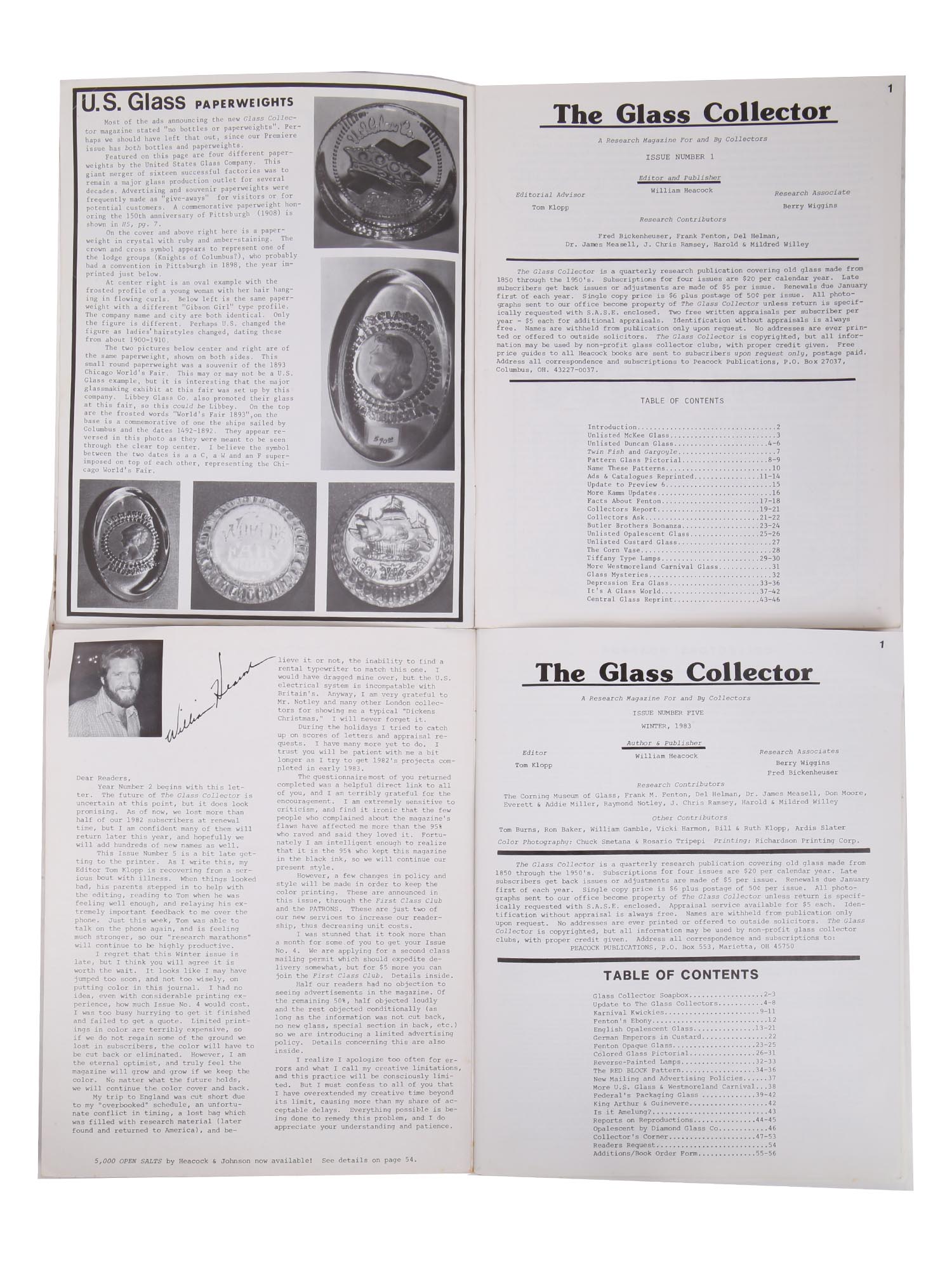 PATTERN GLASS COLLECTING BOOKS AND PUBLICATIONS PIC-8